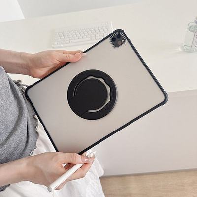 适用联想小新pad2024保护套2025款TB335FC磨砂11英寸亚克力lenovo平板tbpad335fc带支架M11可横竖支撑后盖壳