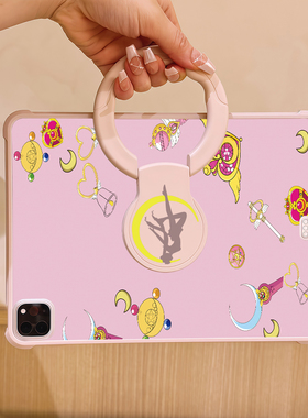 可爱手提360旋转亚克力适用华为MatePad11.5s保护套air/SE防弯10.4磨砂Pro11后壳metapadPro12.2荣耀平板GT壳