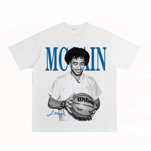 篮球小领口复古VTG纯棉长短袖 贾里德麦凯恩 美式 魔仙哥 T恤 jared