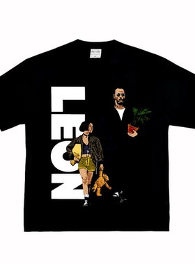 这个杀手不太冷 Leon 里昂 玛蒂尔达 豆瓣高分电影街头长短袖Tt恤