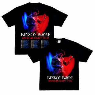 詹姆斯 美国说唱嘻哈歌手纯棉长短袖 布恩 Boone Tt恤 Benson 本森