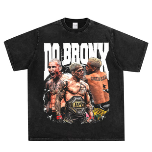 UfcOliveira奥利维拉短袖hiphop vintage拳击人像格斗训练上衣