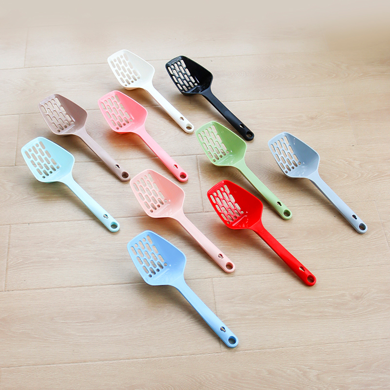 猫砂铲大号长手柄猫铲子大孔适合豆腐猫砂