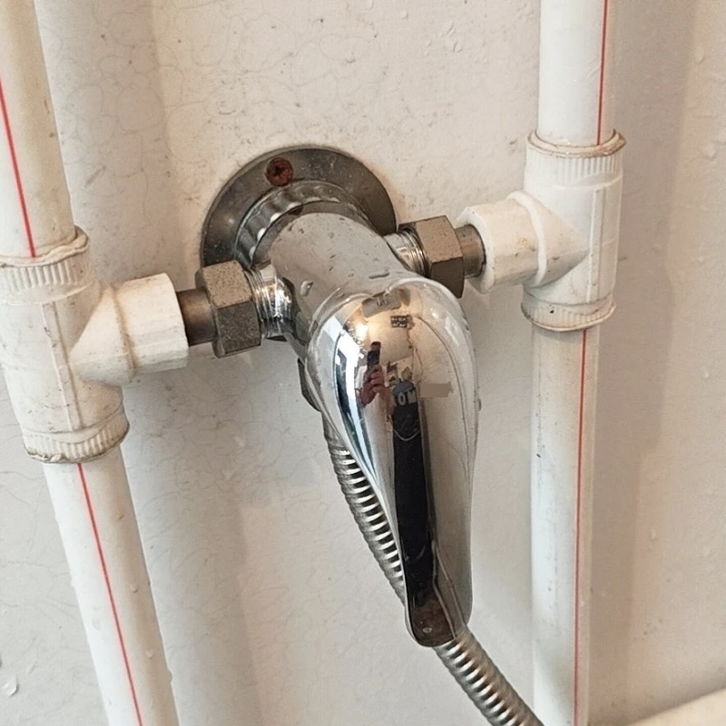 开关阀老式热水器混合阀阀门花洒家用带上水冷热全铜太阳能洗澡