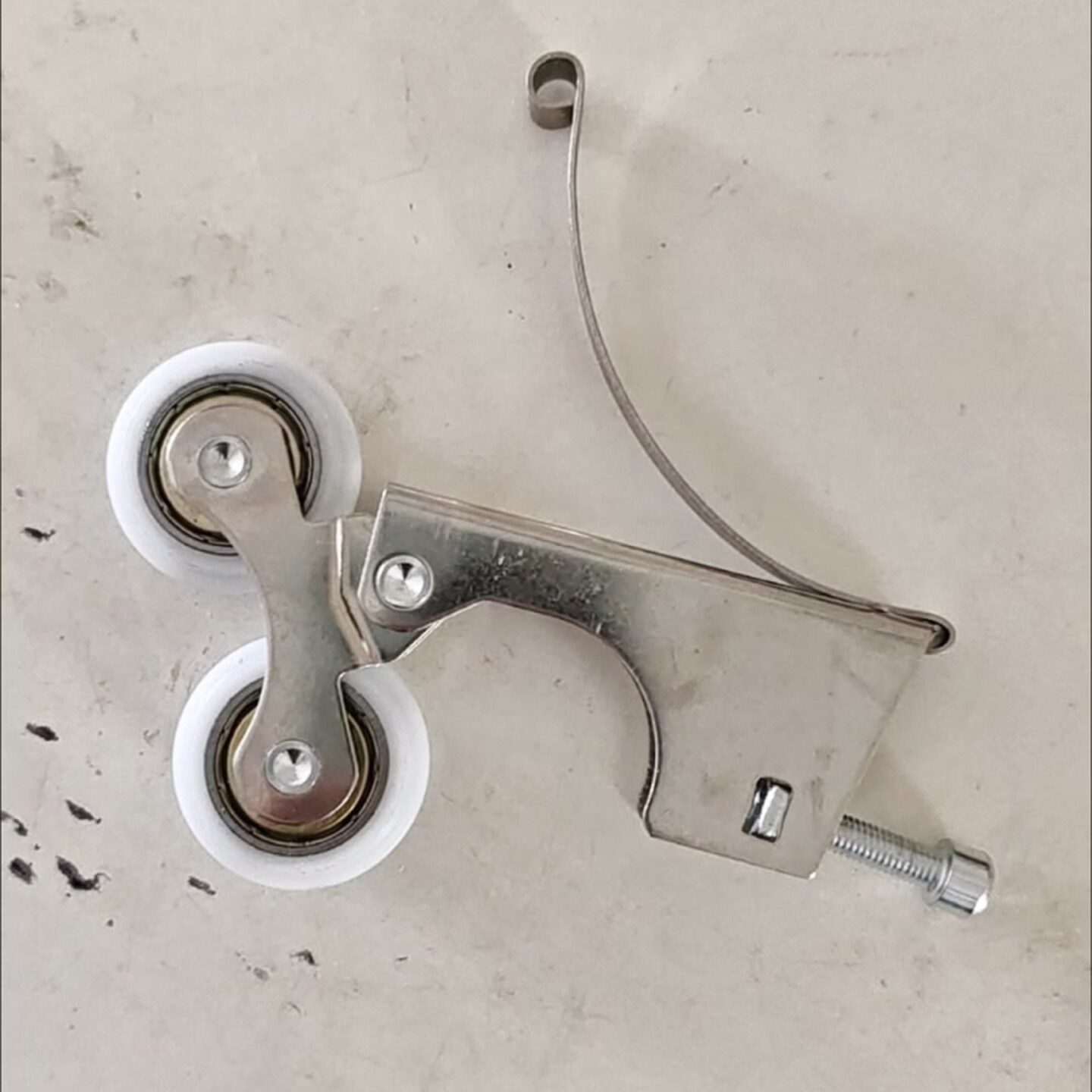 卫生间玻璃推拉门下轮钛合金滚轮轨道浴室移门滑轮衣柜门滑轮