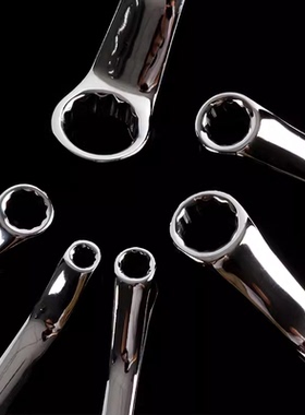 捷科工具双头梅花扳手镜抛S型双头呆扳手扳子OFSF5.5-50mm