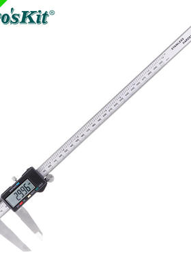 台湾宝工PD-301不锈钢数字型游标卡尺数显高精度工业公英制300mm