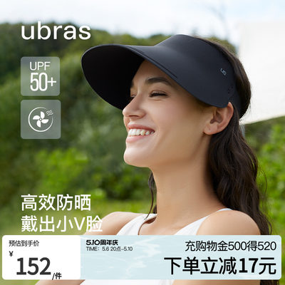 贝壳帽防晒帽子大帽檐防晒ubras