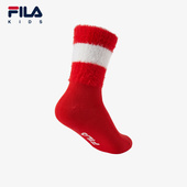 抗菌 FILA斐乐儿童红色袜子圣诞款 2025年冬季 新款 女小童新年袜