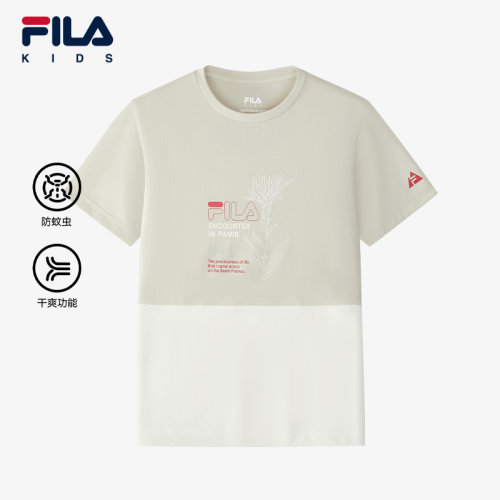 FILA斐乐女童运动短袖衫