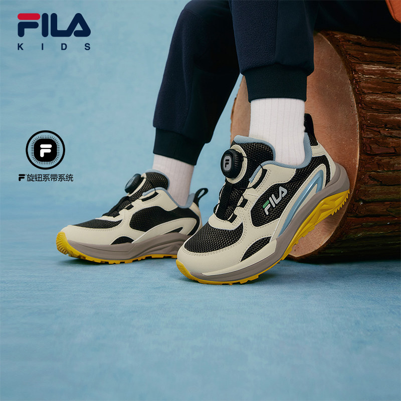 FILA斐乐儿童童鞋综训鞋2025年冬季新款男女童小童儿童户外鞋山猫