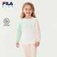 新款 FILA斐乐儿童童装 卫衣2025年秋季 女童小童宽松休闲套头上衣