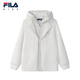 新款 FILA斐乐儿童童装 外套2025年秋季 男童中大童休闲连帽针织上衣