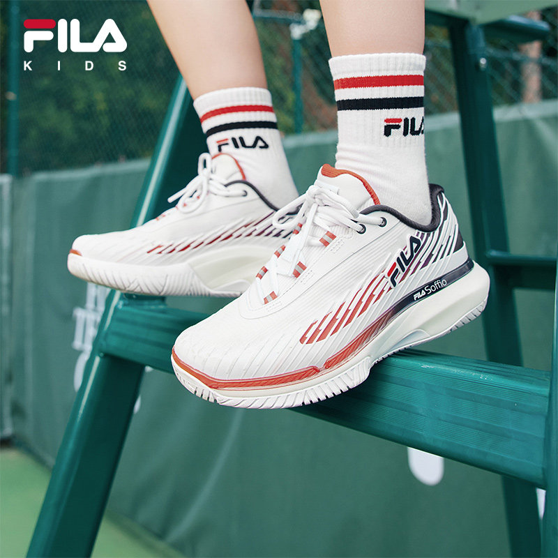 FILA斐乐儿童童鞋综训鞋2025年夏季新款男女中大童儿童网球鞋