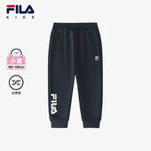 丝柔棉 女小童裤 FILA斐乐童装 春秋季 长裤 儿童运动裤 新款 子潮
