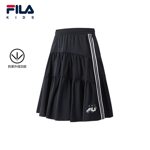 FILA斐乐女中大童梭织半裙