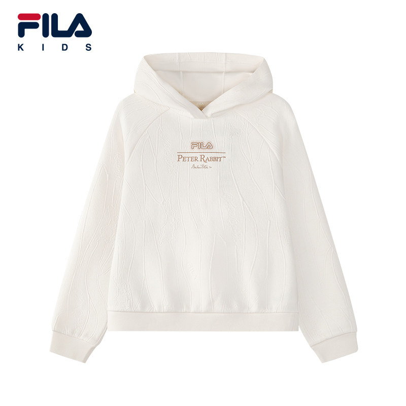 FILA X 彼得兔联名儿童童装卫衣2025年冬季新款女中大童连帽上衣,童装/婴儿装/亲子装,卫衣/绒衫,淘宝优惠券,粉丝福利购,淘宝优惠卷