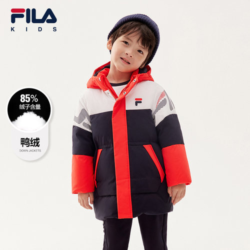FILA斐乐男小童防风保暖羽绒服