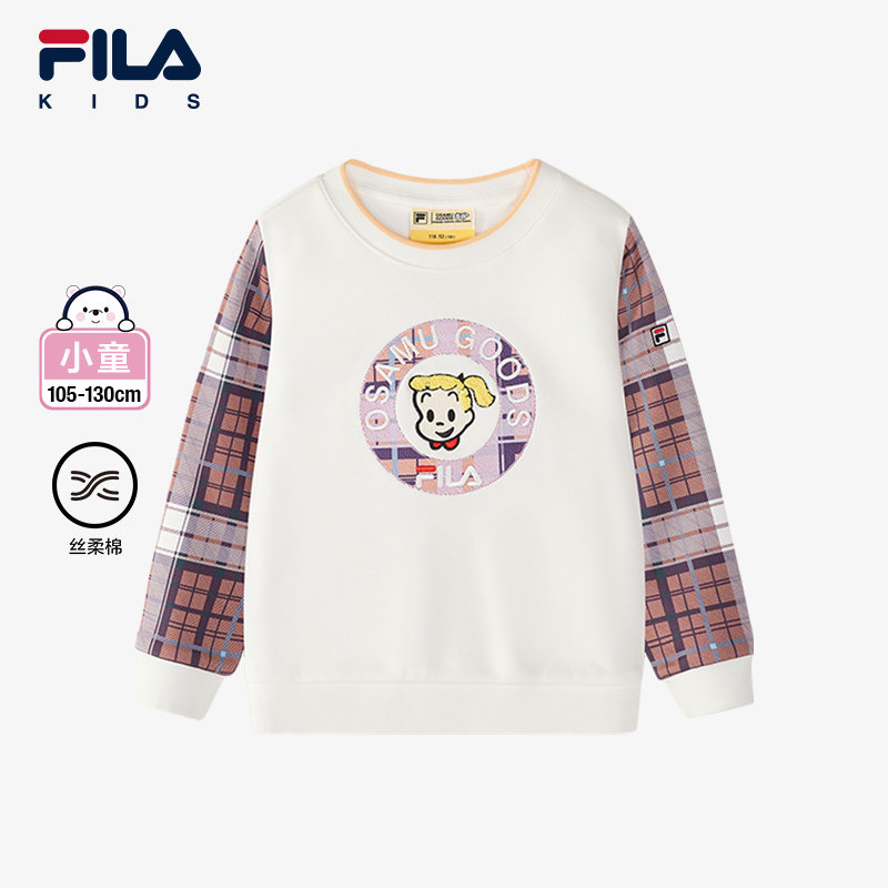 FILA KIDSx原田治联名系列斐乐儿童套头卫衣2024春新款女小童上衣,童装/婴儿装/亲子装,卫衣/绒衫,淘宝优惠券,粉丝福利购,淘宝优惠卷