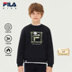 男女童抗菌休闲套头上衣内搭 新款 FILA斐乐儿童童装 卫衣2025年冬季