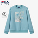 新款 FILA斐乐童装 儿童卫衣2025年冬季 男童中大童休闲宽松套头上衣