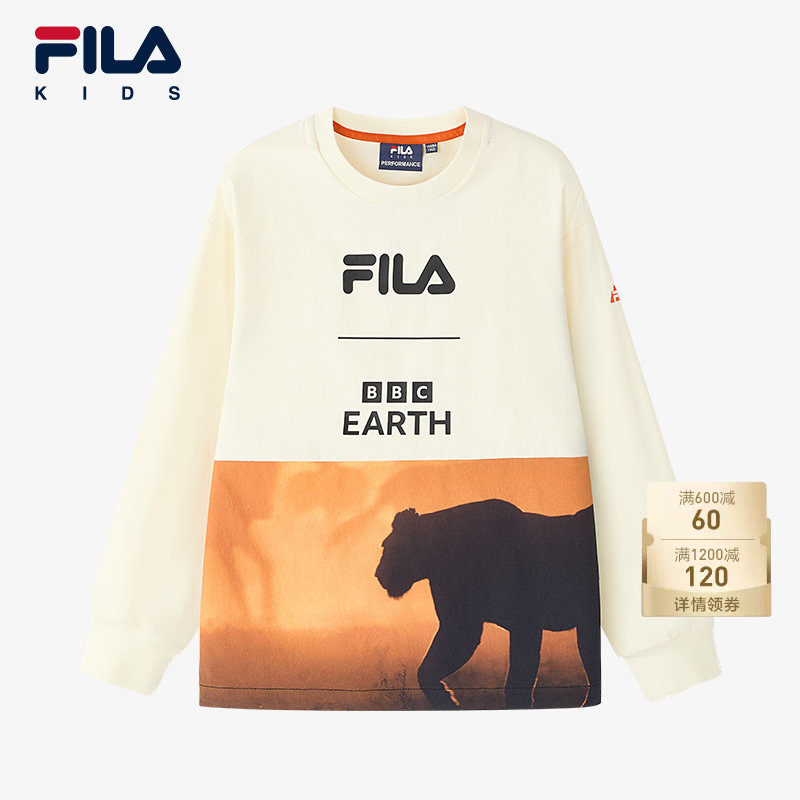 FILA斐乐女大童梭织长袖衫
