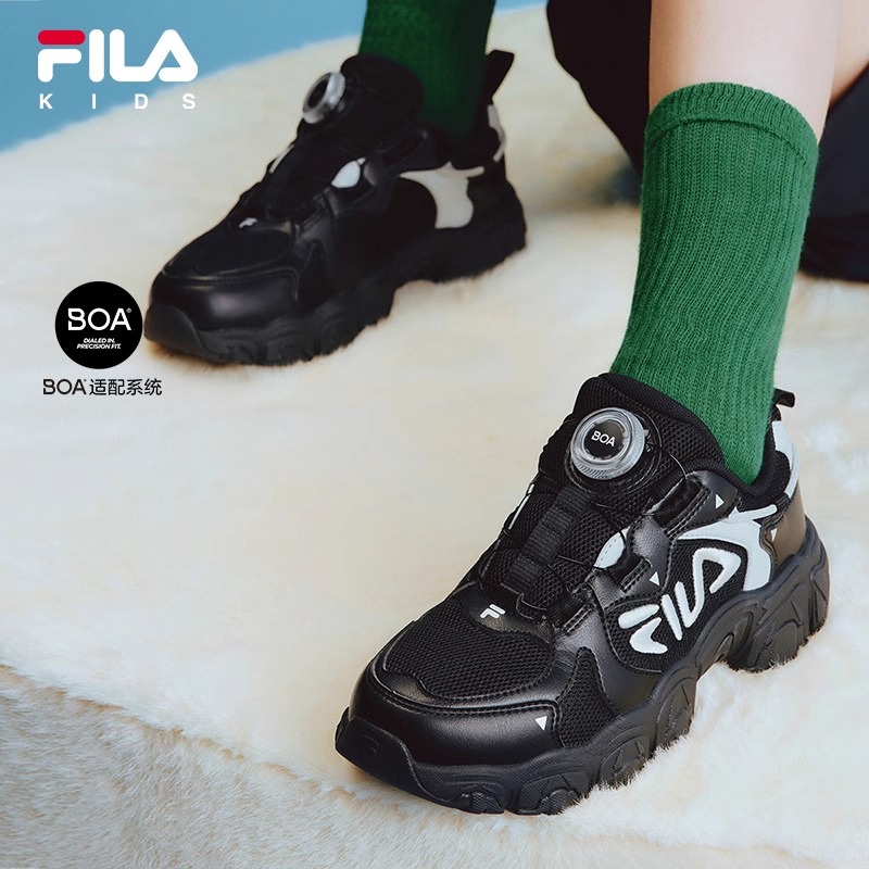 FILA斐乐BOA旋钮复古跑鞋