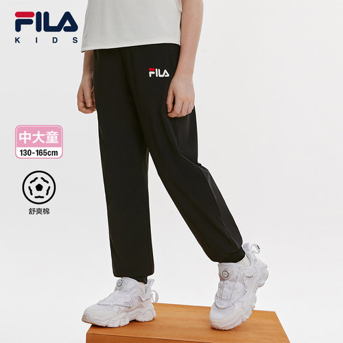 FILA斐乐女中大童针织裤