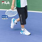 新款 中大童网球七分裤 儿童短裤 2025夏季 旋冰科技 FILA斐乐童装