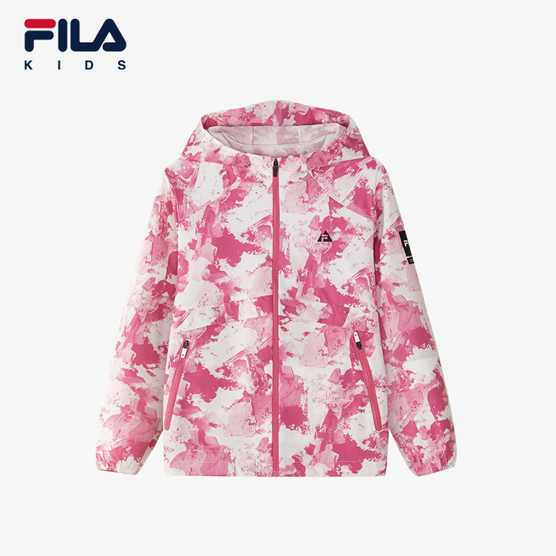 FILA斐乐女中大童梭织外套