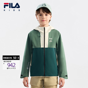BBC 新款 EARTH联名系列 儿童上衣秋季 男大童外套 斐乐童装 FILA