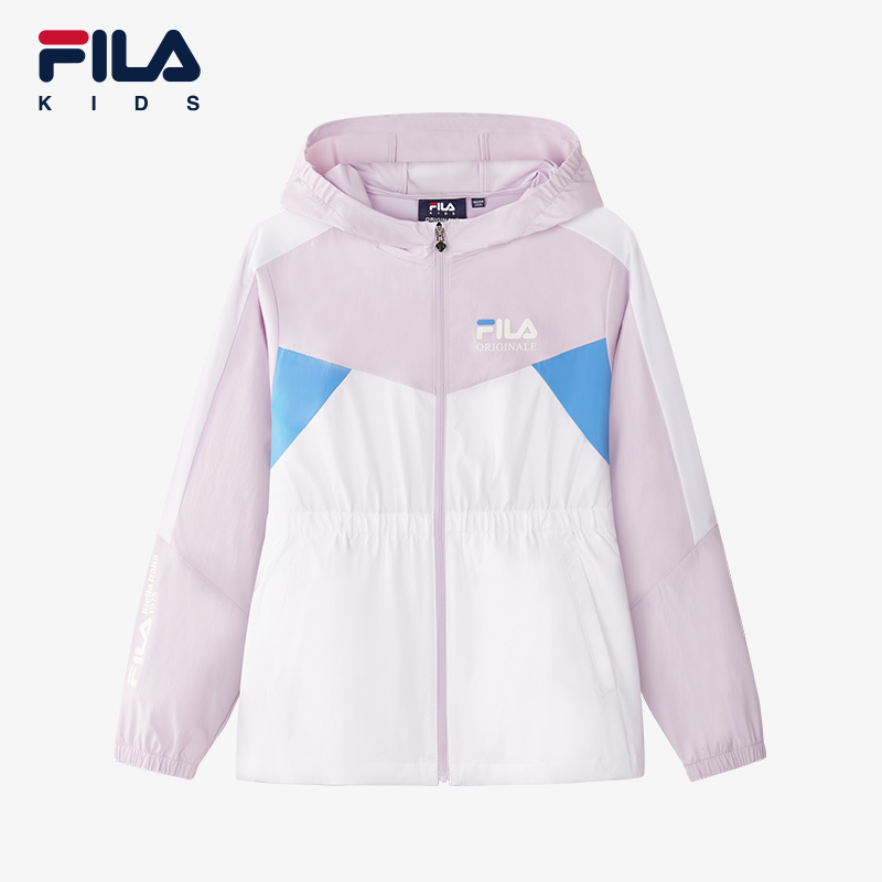 FILA斐乐女童连帽梭织外套