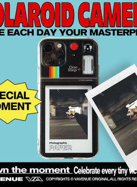 胜利大道拍立得相机苹果16iPhone17 ProMax原创手机壳15适用苹果14照片13复古ins风