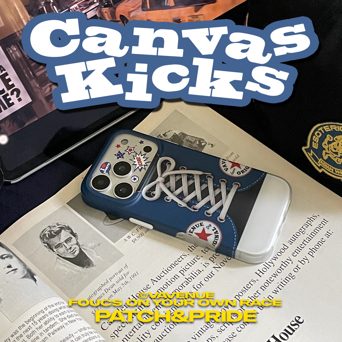 VAVENUE美式复古帆布鞋手机壳适用iPhone17ProMax苹果16/15/14 原创运动个性潮流ins风全包双层imd创意,3C数码配件,手机保护套/壳,淘宝优惠券,粉丝福利购,淘宝优惠卷