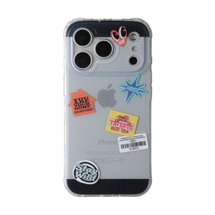 VAVENUE 古早味回到5S原创手机壳适用苹果iPhone14 17promax保护套复古创意贴纸小众 RetroCamo5S