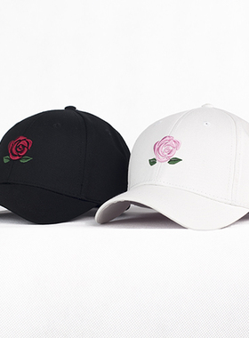 AZ 官方店铺 ROSE 玫瑰 二代 情人节 弯檐帽 黑白两色 新品推荐