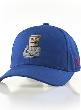 AZ官方店铺 Dont Fxxk With Me 别惹我 弯檐帽 蓝色 店长推荐