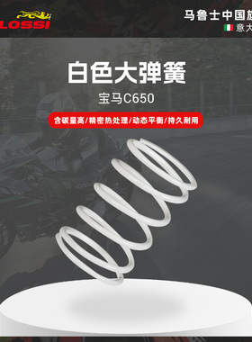 Malossi马鲁士 宝马C650改装白色大弹簧进口传动配件