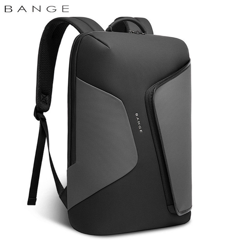班歌简约潮牌双肩包男士轻便防雨水电脑背包16寸立体定型休闲书包