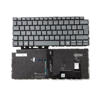适用 HP X360 1040 G9 G10 G11  Fortis11 Elitebook 1040 灰  UK