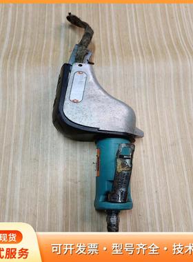 丹纳布雷Dynabrade气动打磨工具，机身蓝绿色，外观有P