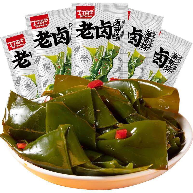 丁丁同学老卤大海带结开味零食开袋即食解馋海味小吃卤味网红零食