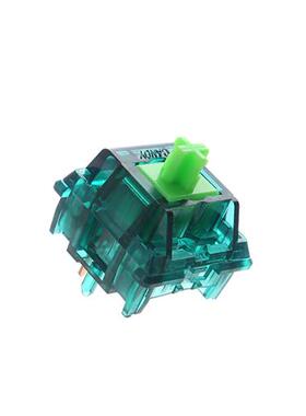 Candy翡翠轴62g线性绿轴机械键盘轴体Jadeite开关五脚45g镀金弹簧