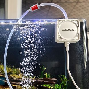 臻的养鱼迷你氧气泵小型鱼缸增氧泵轻音充氧泵家用超静音制氧机