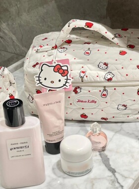 富家小姐HelloKitty化妆包外出便携收纳包女化妆品洗漱包大容量