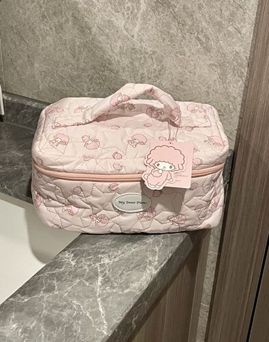 piano小羊必爱诺可爱化妆包/收纳包云朵包便携式大容量洗漱包