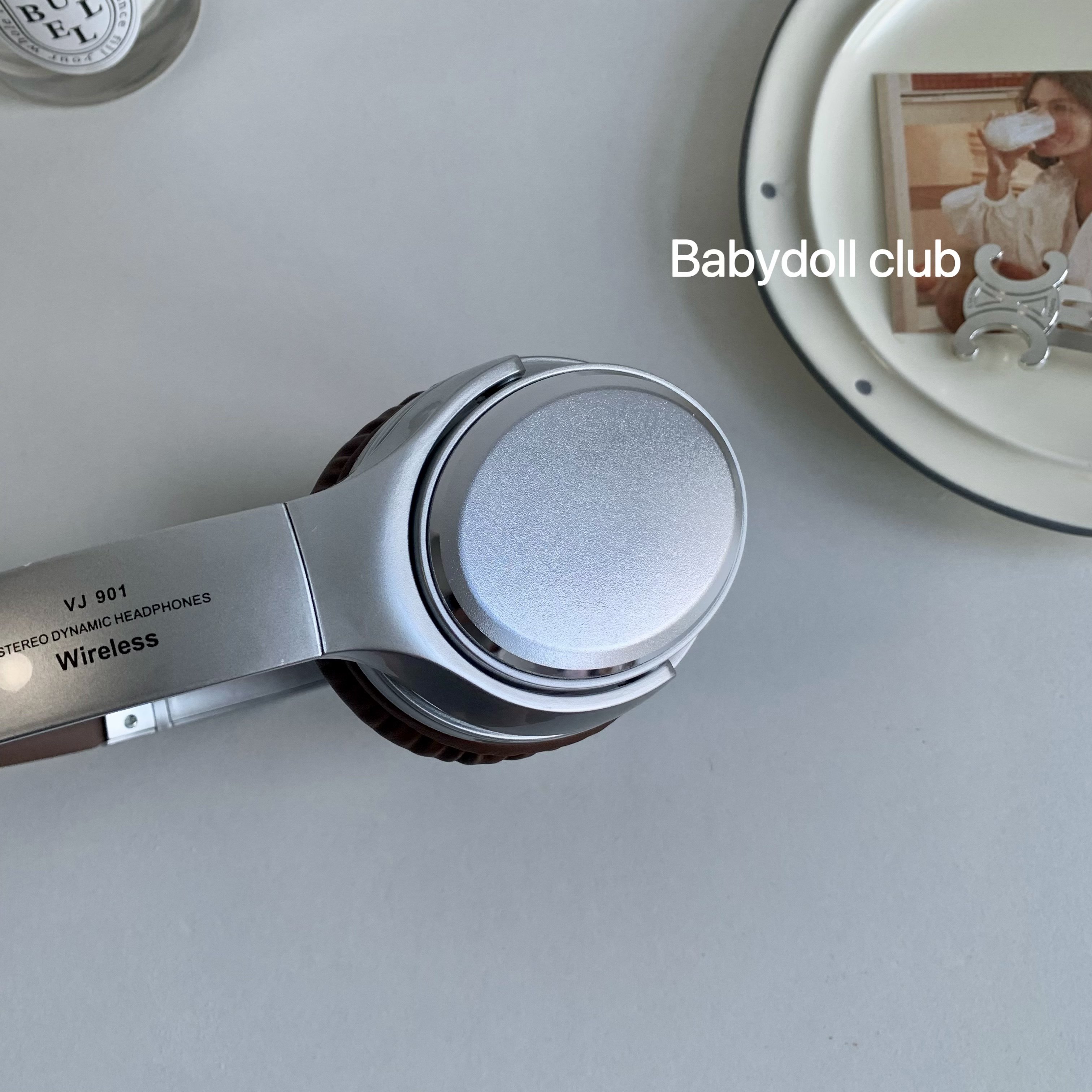 Retro Over-Ear Headphones with Bluetooth 5.3 Tech - Taobao product photo 4