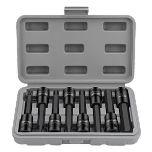 内六角套筒电动扳手专用工具 内6方套筒头套装t30t40t50梅花批头