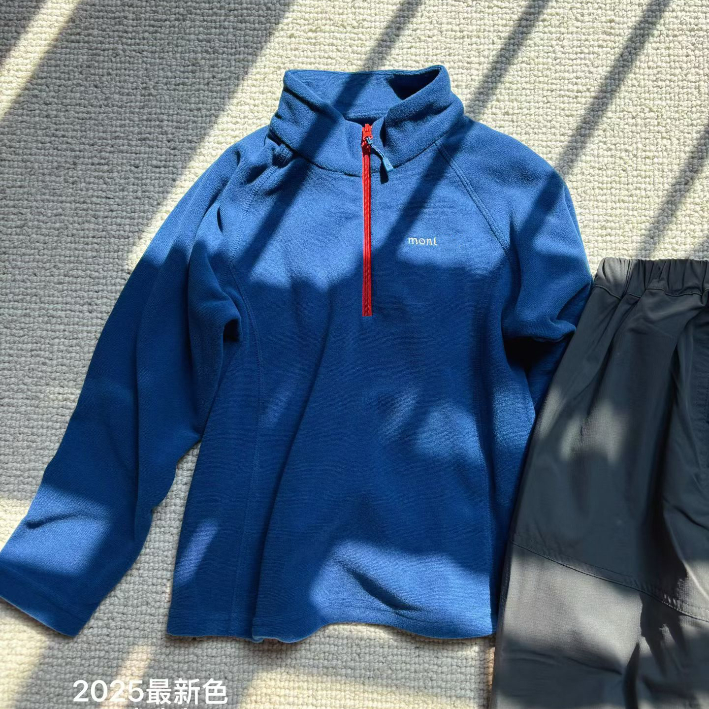 ENOCHBABY秋冬新款半拉链摇粒绒套头衫加绒保暖立领外套内胆卫衣