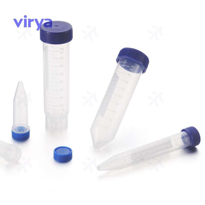 Virya离心管3115016 50ml离心管旋盖、平底、灭菌、袋装